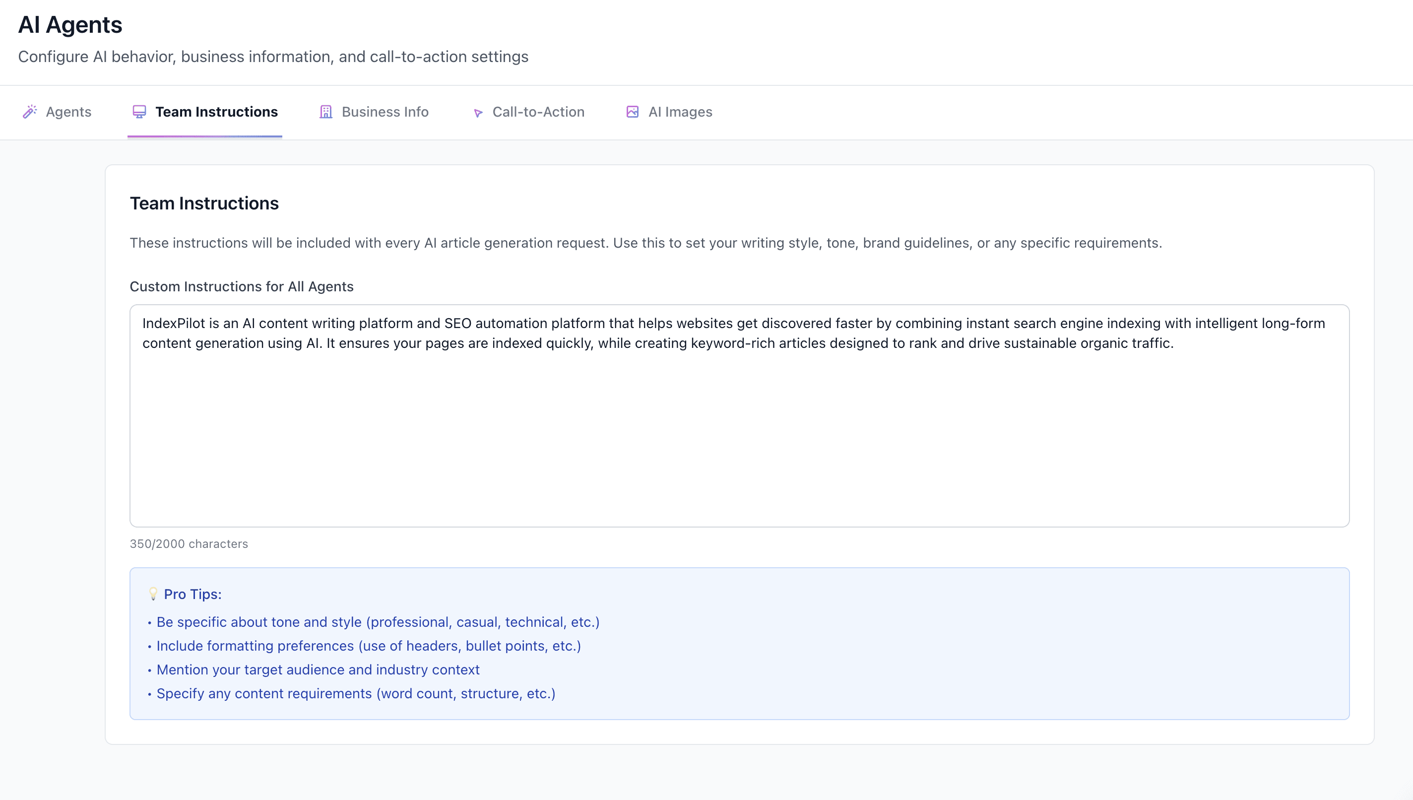 Sight AI Content Team AI Instructions
