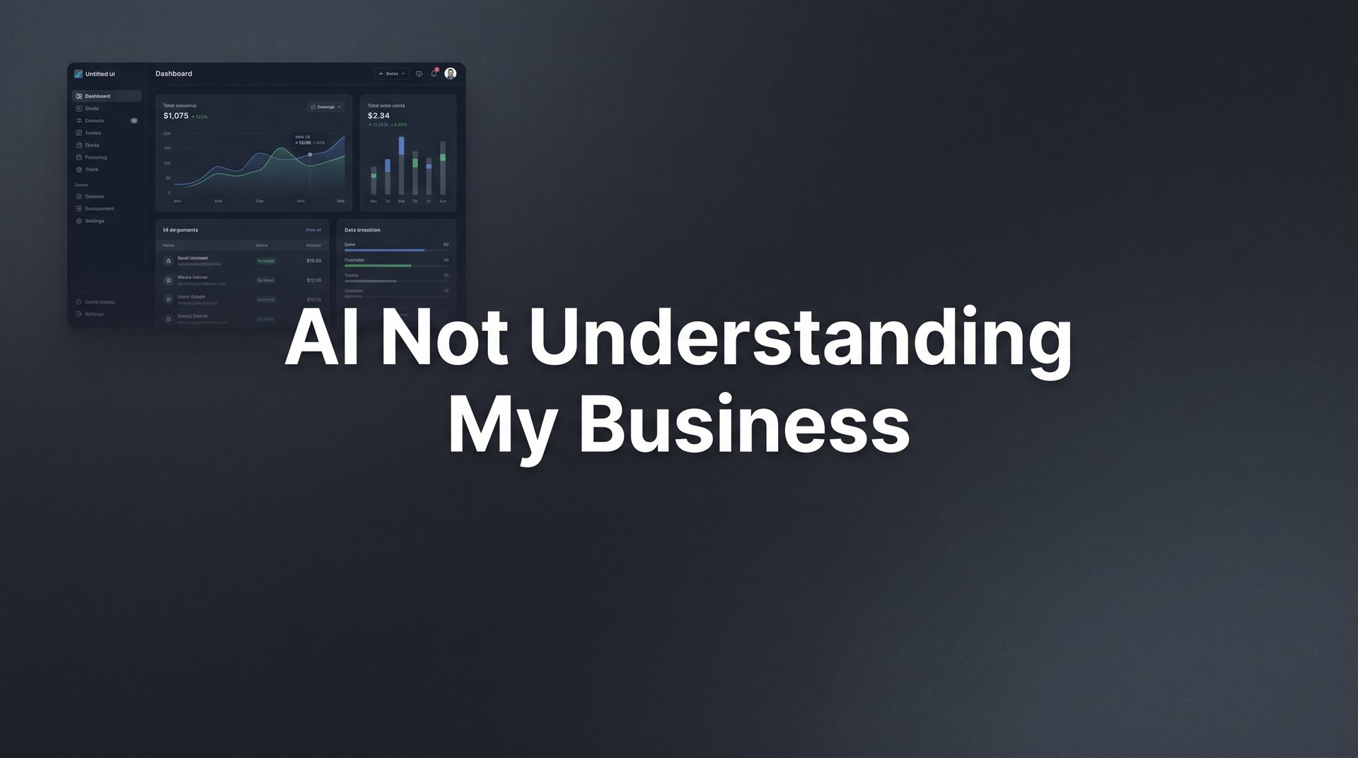 Not Understanding Functionality AI Not Understanding My Business? Here's How to Fix It