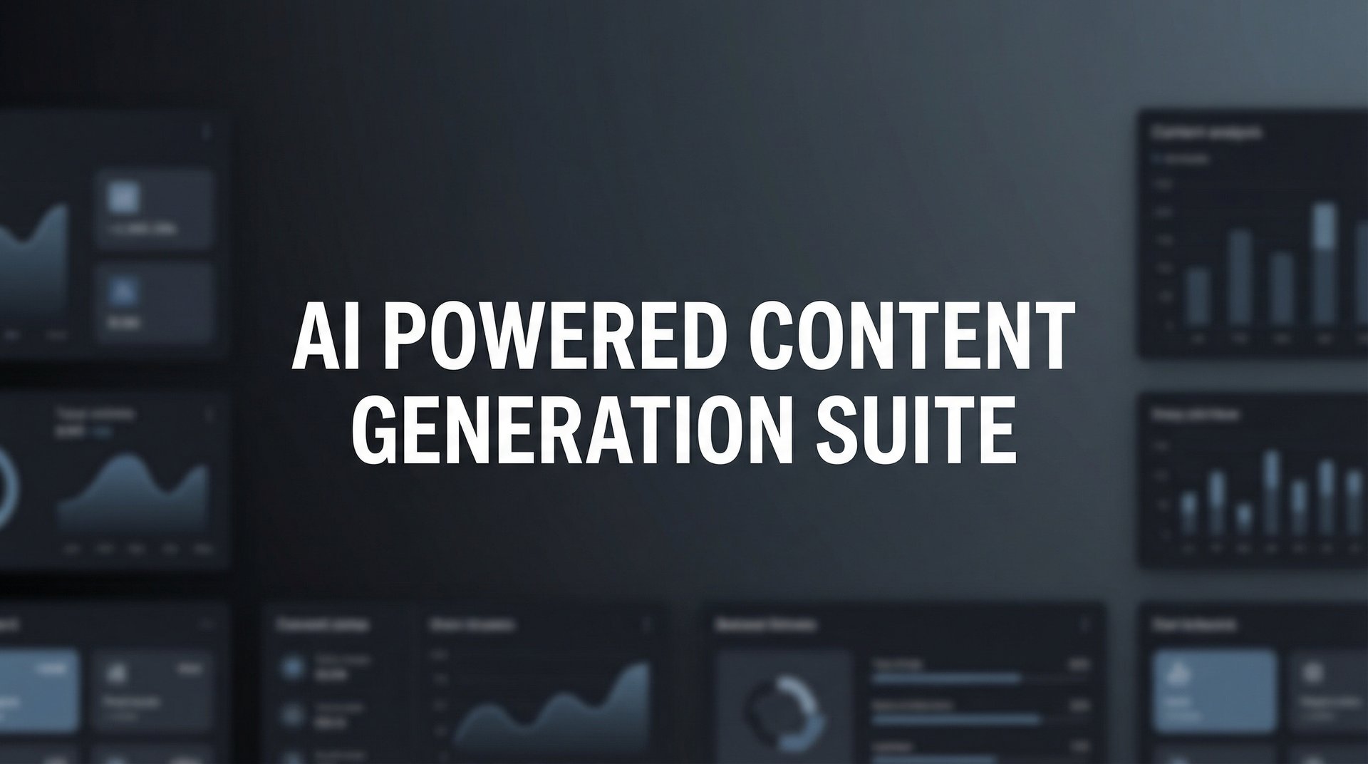 7 Strategies: AI Powered Content Generation Suite Guide