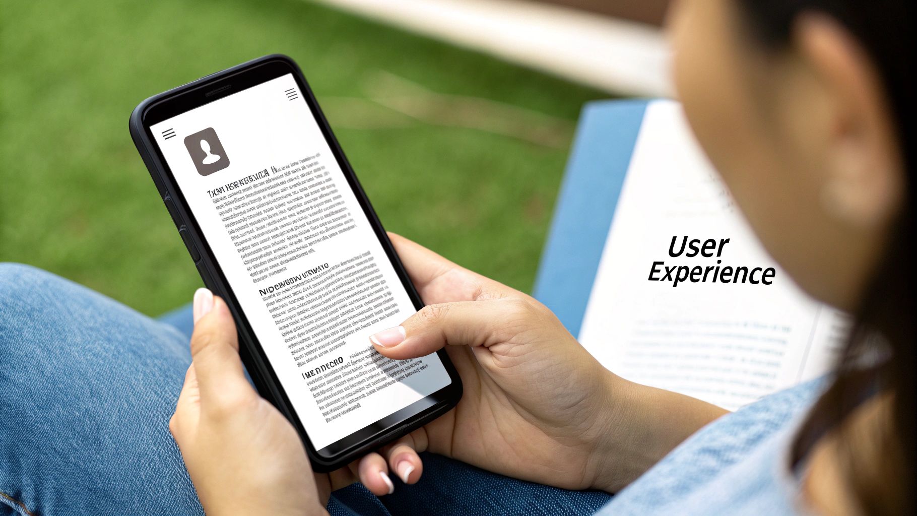 Infographic showing key data about Tip 7: Focus on User Experience and Readability